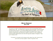 Tablet Screenshot of anglingintheandes.com